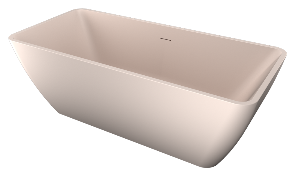 Saniterra Tuscano Freestanding Bathtub - Rosa 170*77 cm - 42201217077R
