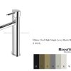 111011h-high washbasin mixer taps oval