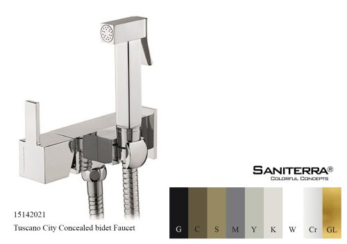 15142021-concealed bidet mixer with shut off City