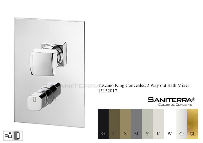 15132017-concealed 2 way Bath Mixer King