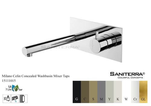 15111015-concealed washbasin mixer taps Celin