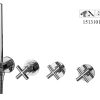 15131018B- 4 hole Concealed 2-3 way out Bath-shower mixer Classica