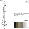 13101819-Bath mixer with Telescopic Column Classica