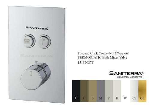 15132027T-Tuscano click concealed 2 way out bath mixer valve