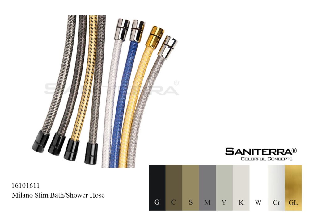 16101611-Bath/Shower Hose milano slim