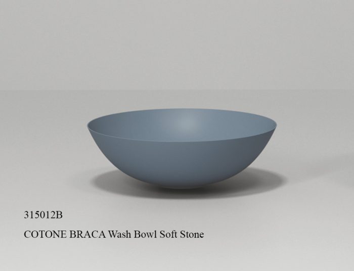 315012B-COTONE BRACA Wash Bowl Soft Stone Bluavio Color