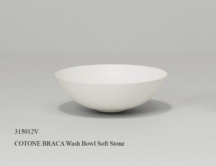 315012V-COTONE BRACA Wash Bowl Soft Stone Vanilla Color