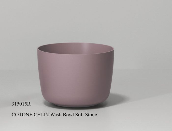 315015R-Wash Bowl Soft Stone COTONE CELIN-Rose Color
