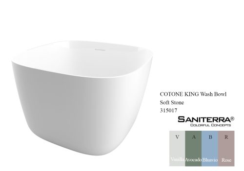 COTONE KING Wash Bowl Soft Stone-315017