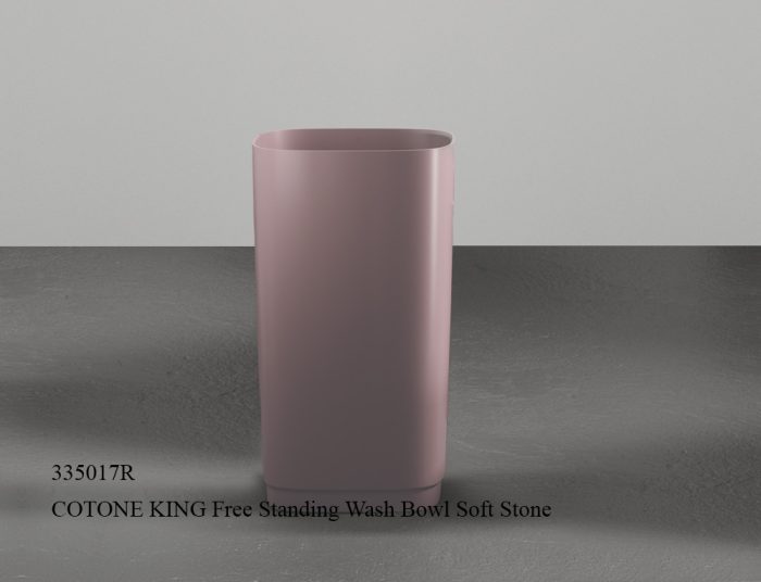 335017R-Wash Bowl Soft Stone COTONE KING-Rose Color