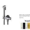 1541016A-Milano Slim Concealed Bidet/Toilet Mixer with Shut-off Shower