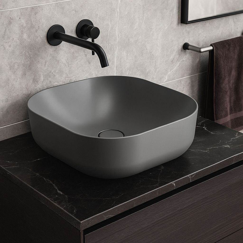 Diamond countertop wash bowl