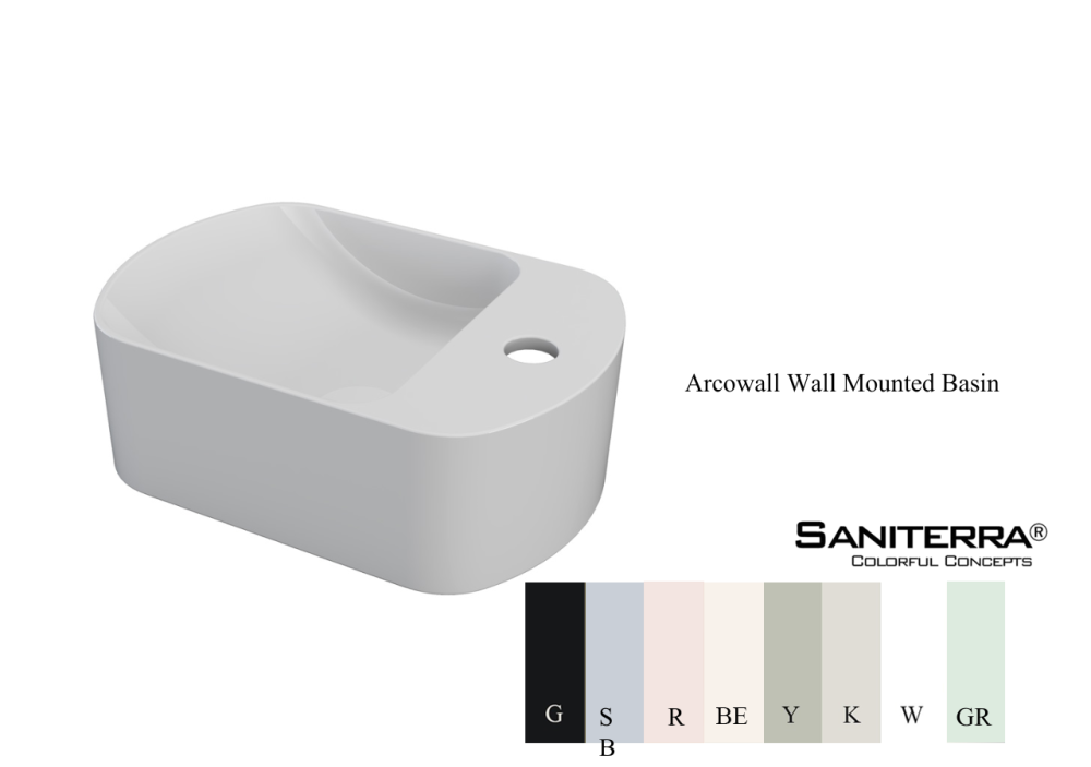 Arcowall Wall Hung Basin