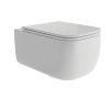 Saniterra Nouvo Tuscano wall hung toilet - White -217011W
