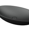 311042-70 OVAL Countertop Wash Bowl 70 cm-Graphite