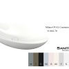 Milano OVAL Countertop Wash Bowl - 70 cm