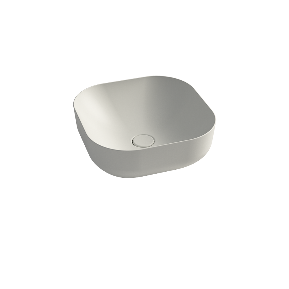 Saniterra Tuscano Diamond Wash Basin in Cream-312028K42