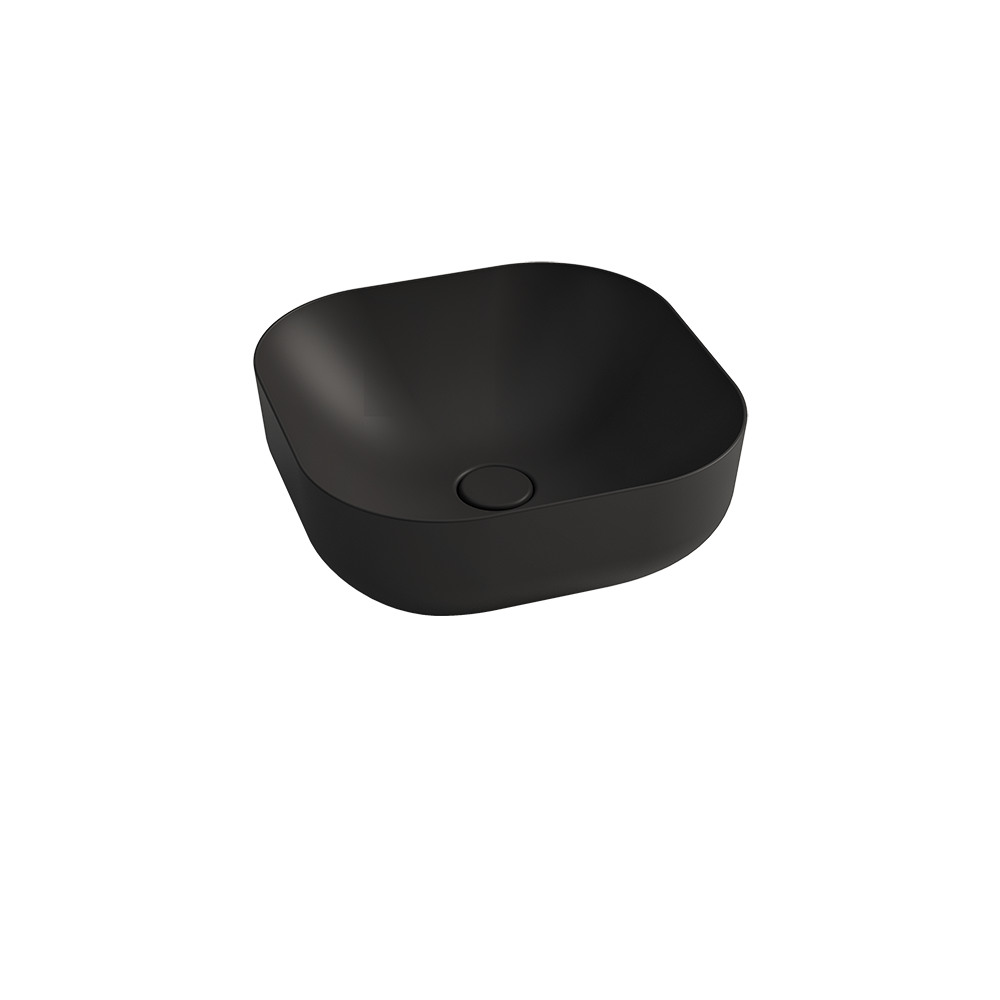 Saniterra Tuscano Diamond Wash Basin in Graphite-312028G42