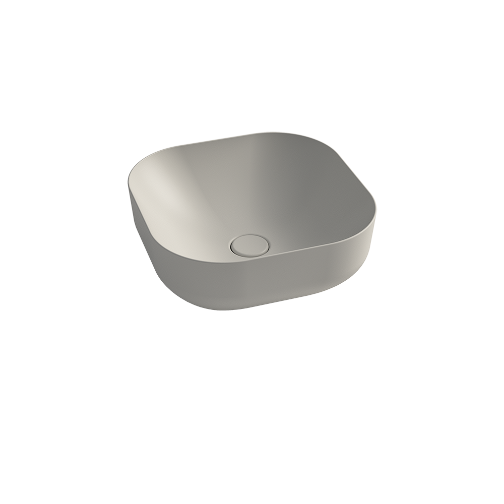 Saniterra Tuscano Diamond Wash Basin in Gray-312028Y42
