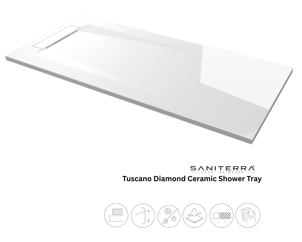 Saniterra Tuscano Diamond Shower Tray