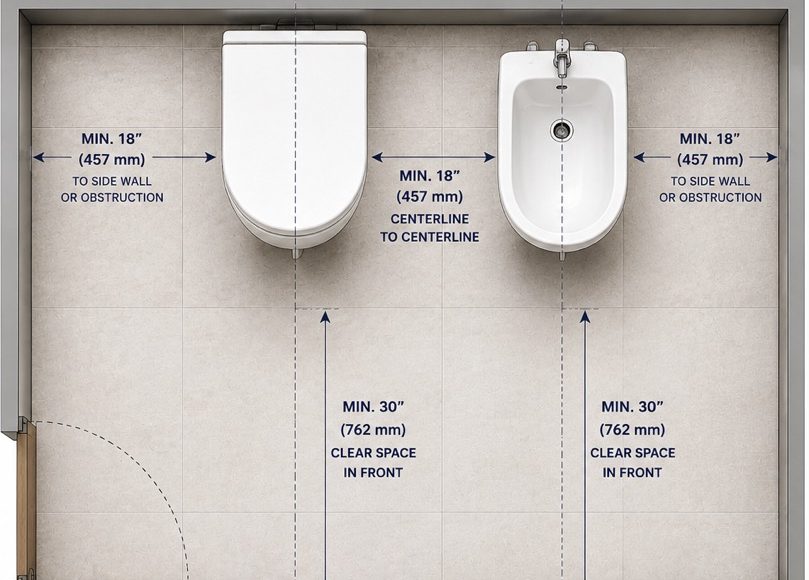 bidet placement guide